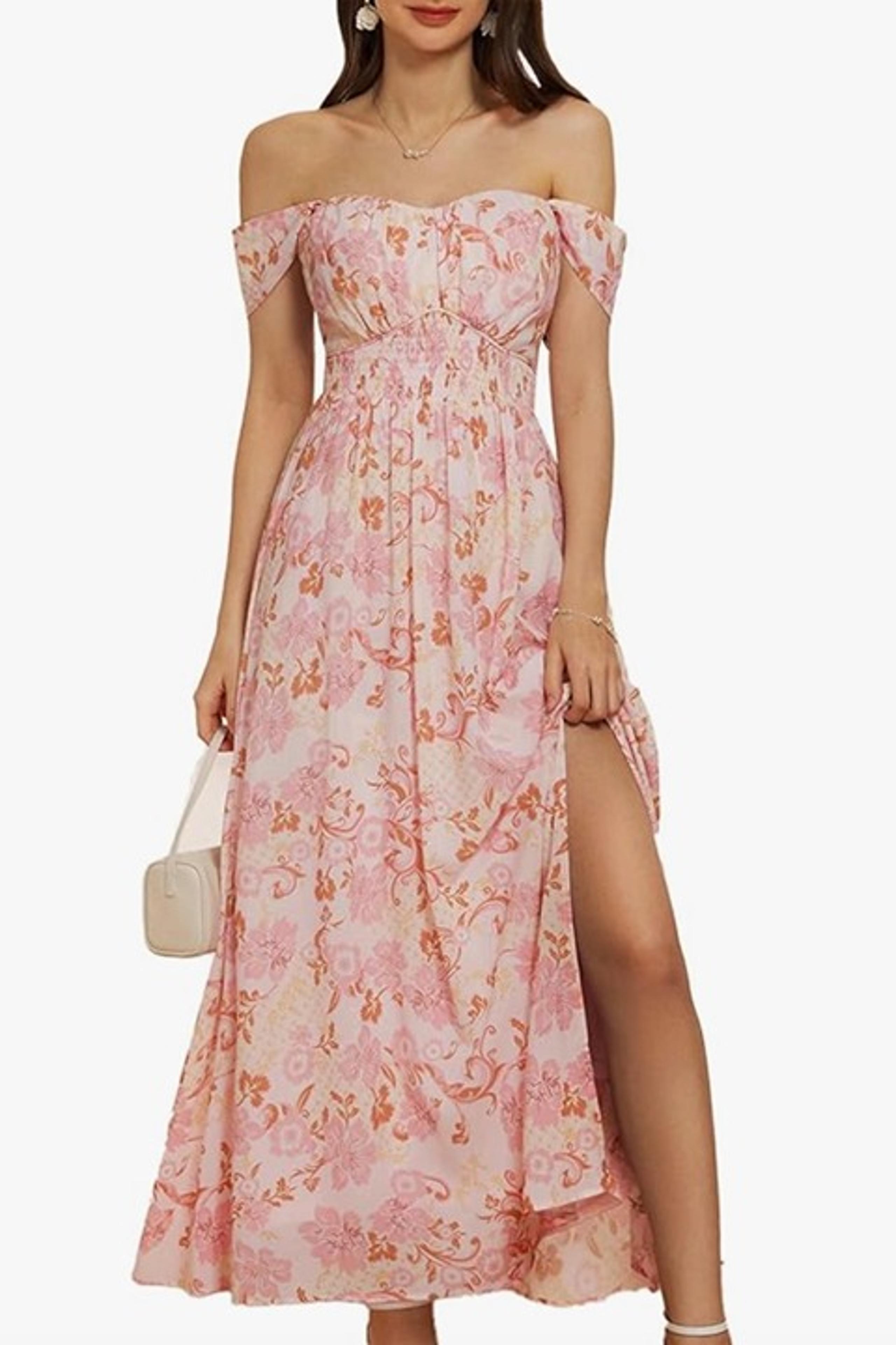 GRACE KARIN 2024 Women's Summer Floral Print Flowy ALine Maxi Dresses Sleeveless