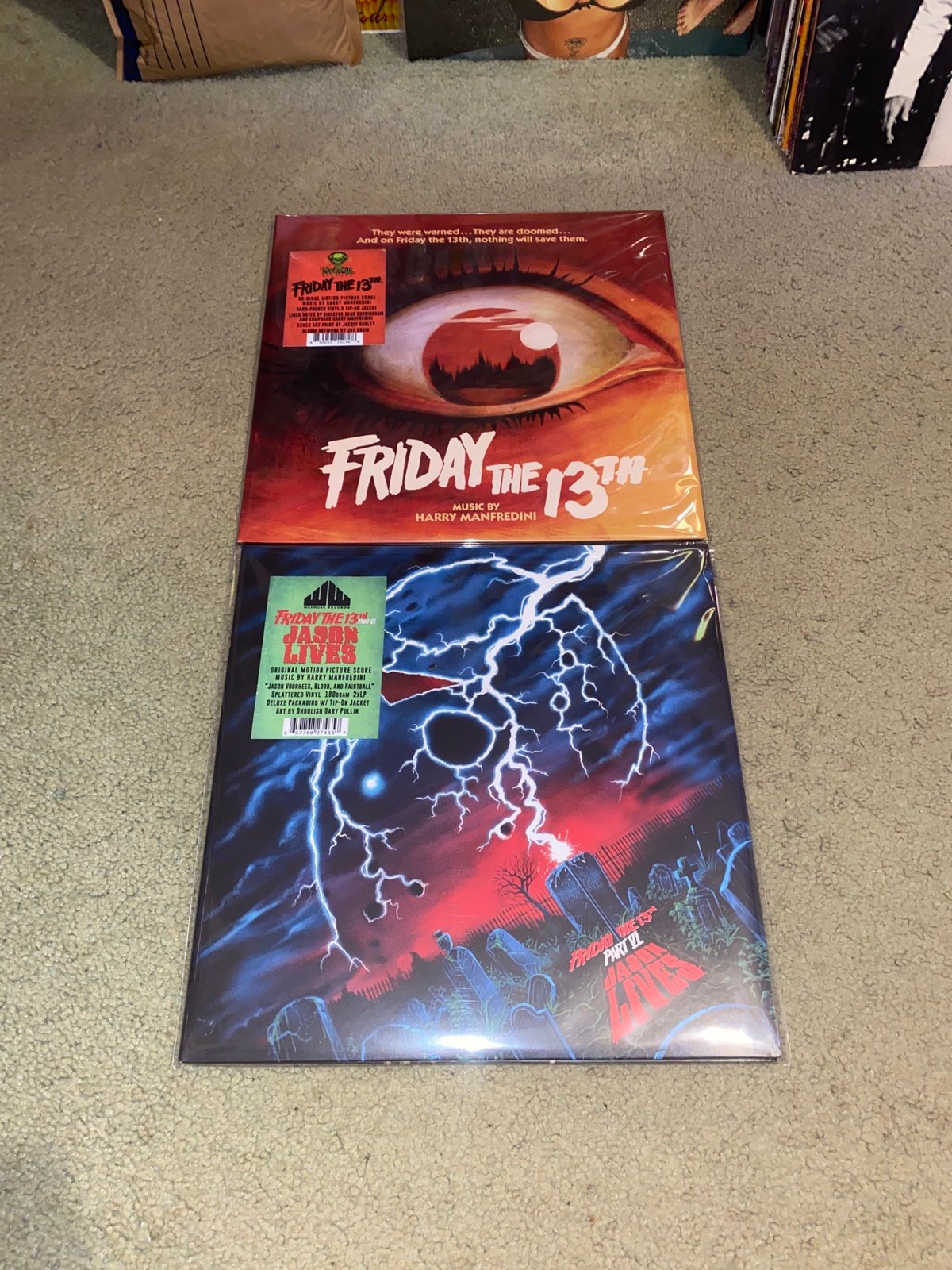 Friday the 13th records lot waxworks vinyl