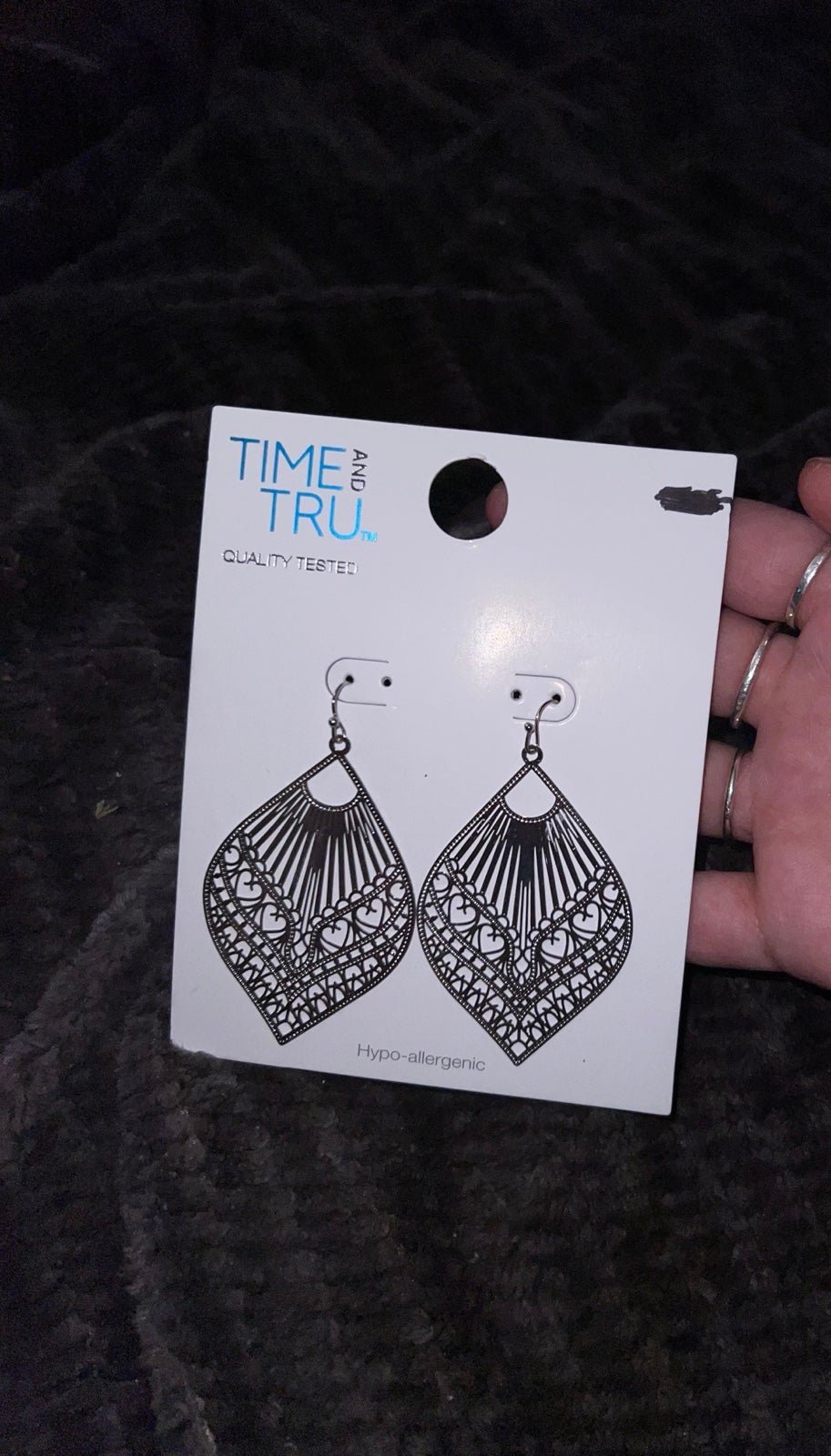 Time and shop tru hypoallergenic earrings