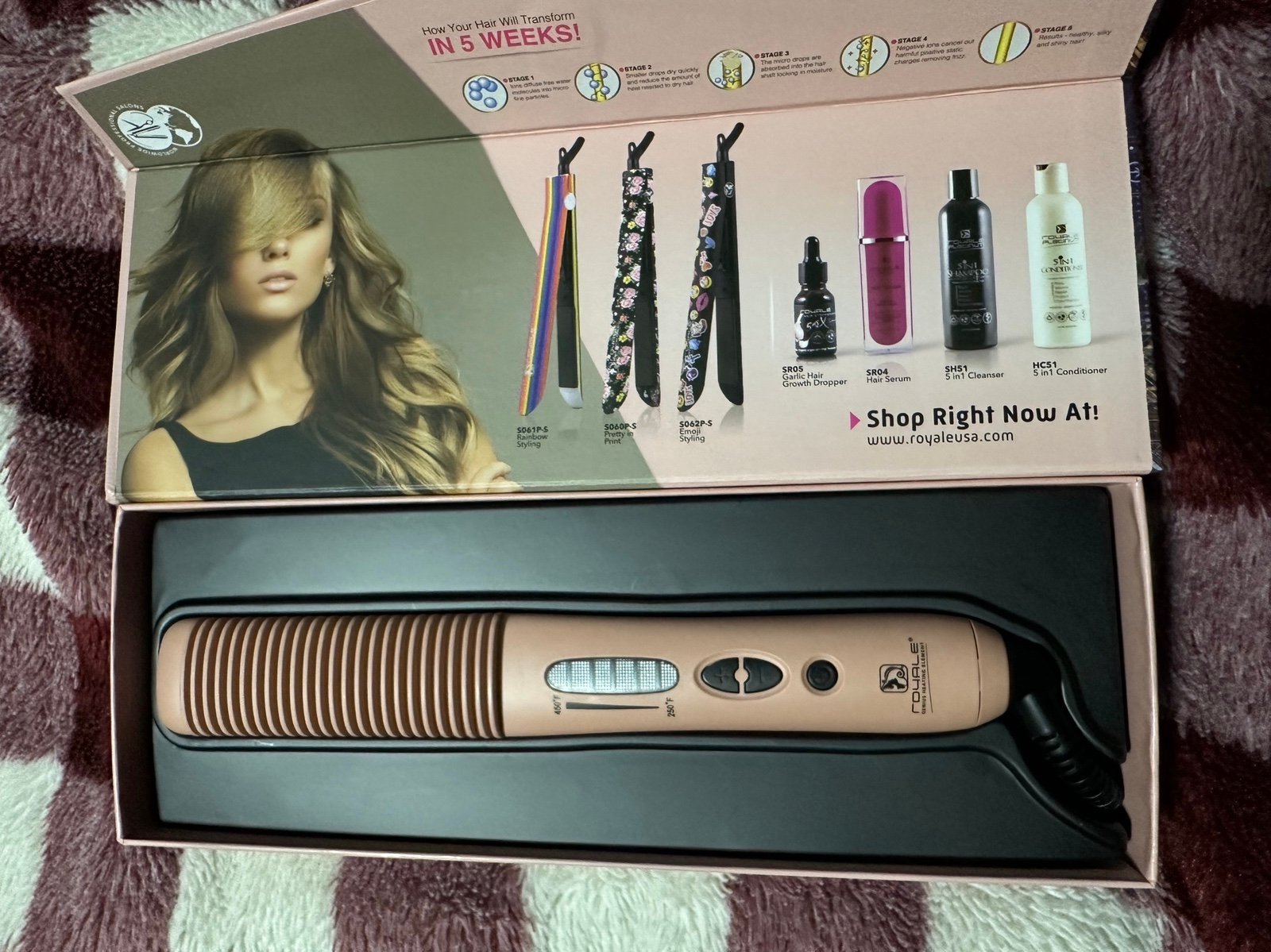 Royal hair styling brush