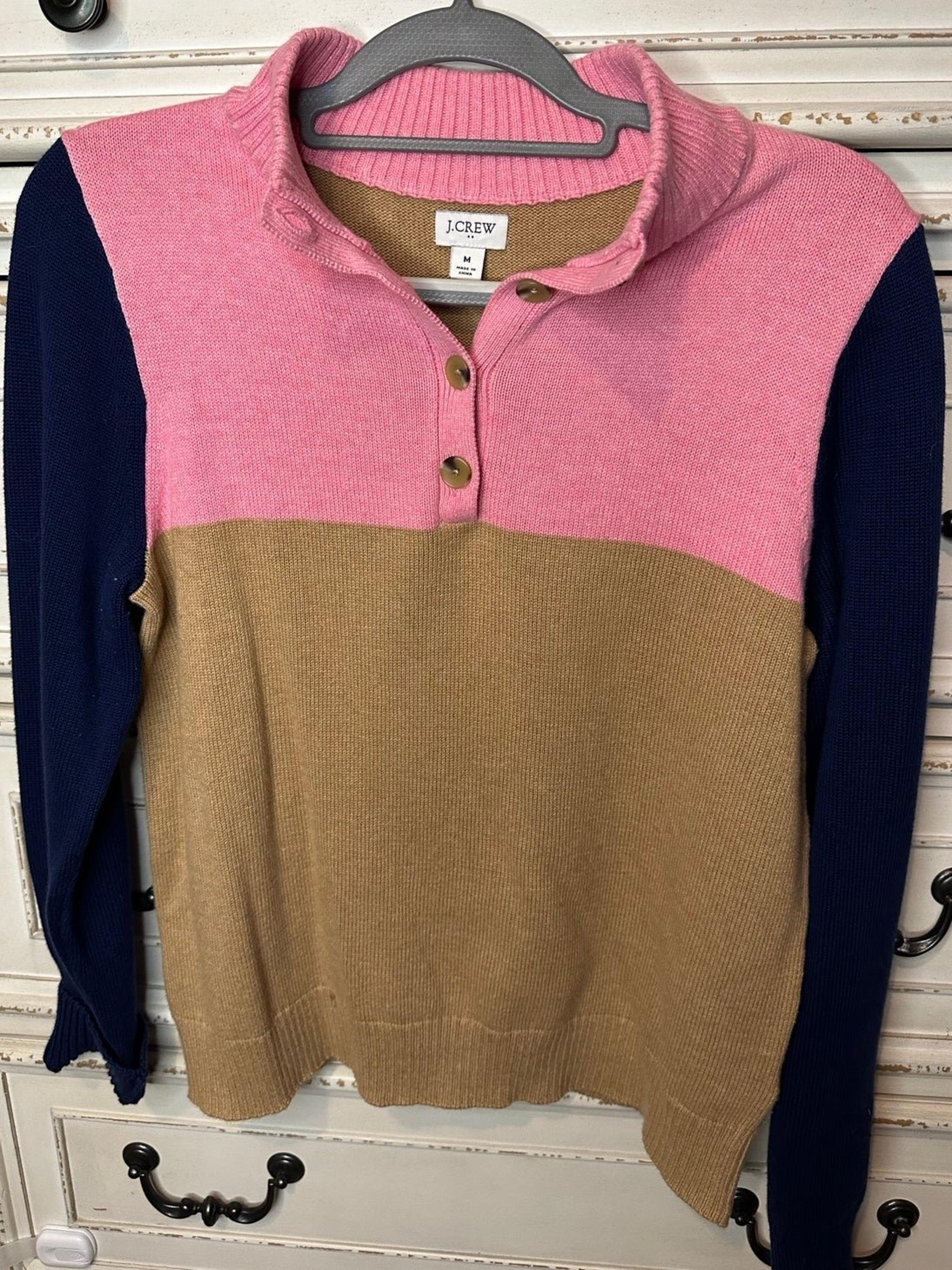 J. Crew NWOT 100% cotton sweater women’s Medium