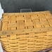 2001 Longaberger Medium Market Basket Swing Handles Divided Protector and More