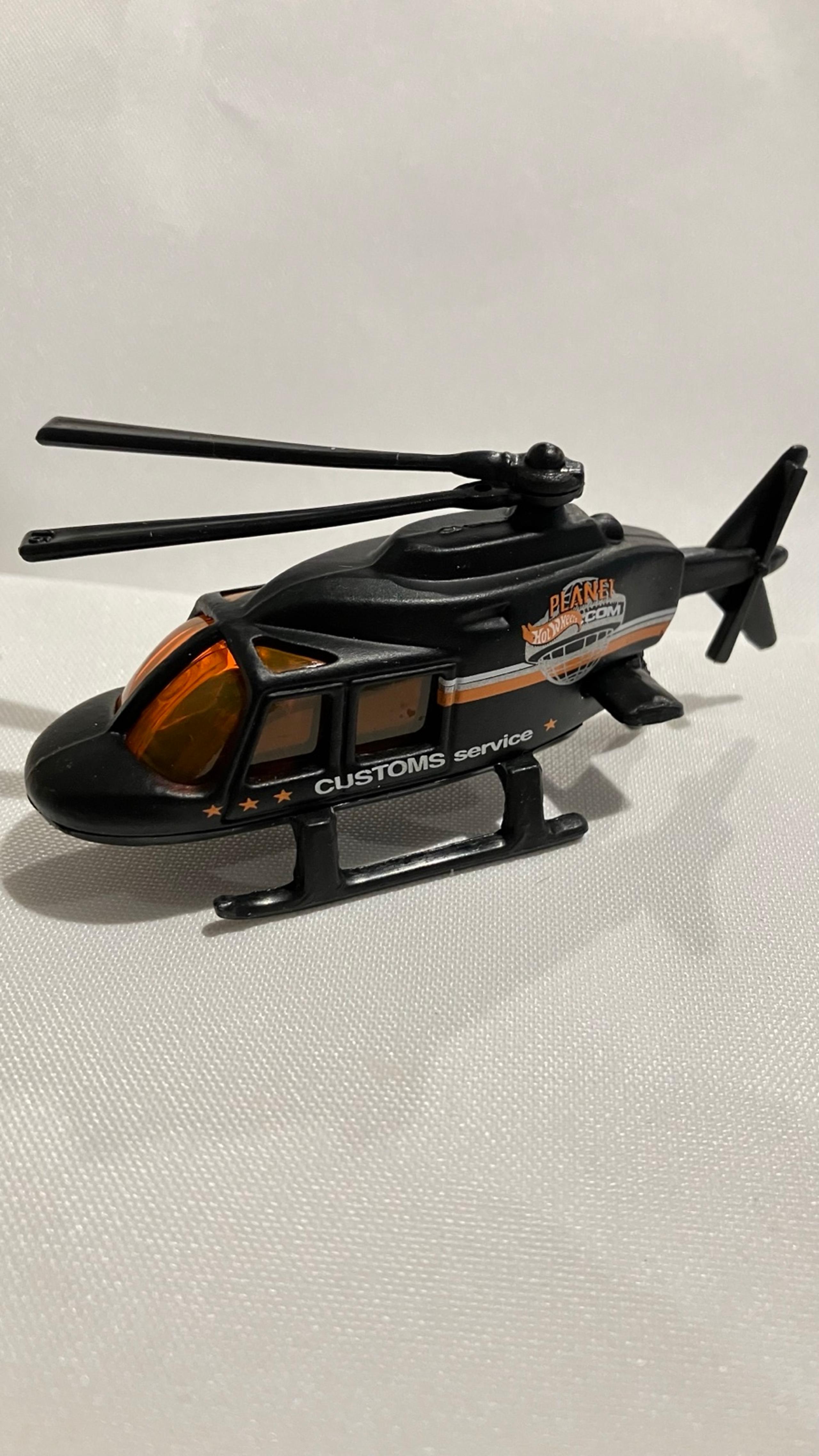 Vintage Planet Hot Wheels Helicopter {{{Customs Service}}} From 1989