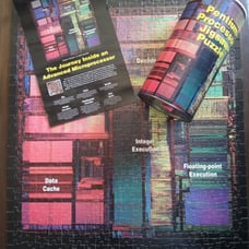 1983 Intel Pentium processor puzzle.
