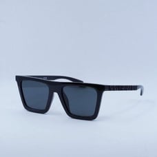 New Versace VE4468U GB1/87 Sunglasses - Black Frame, Dark Grey Lenses