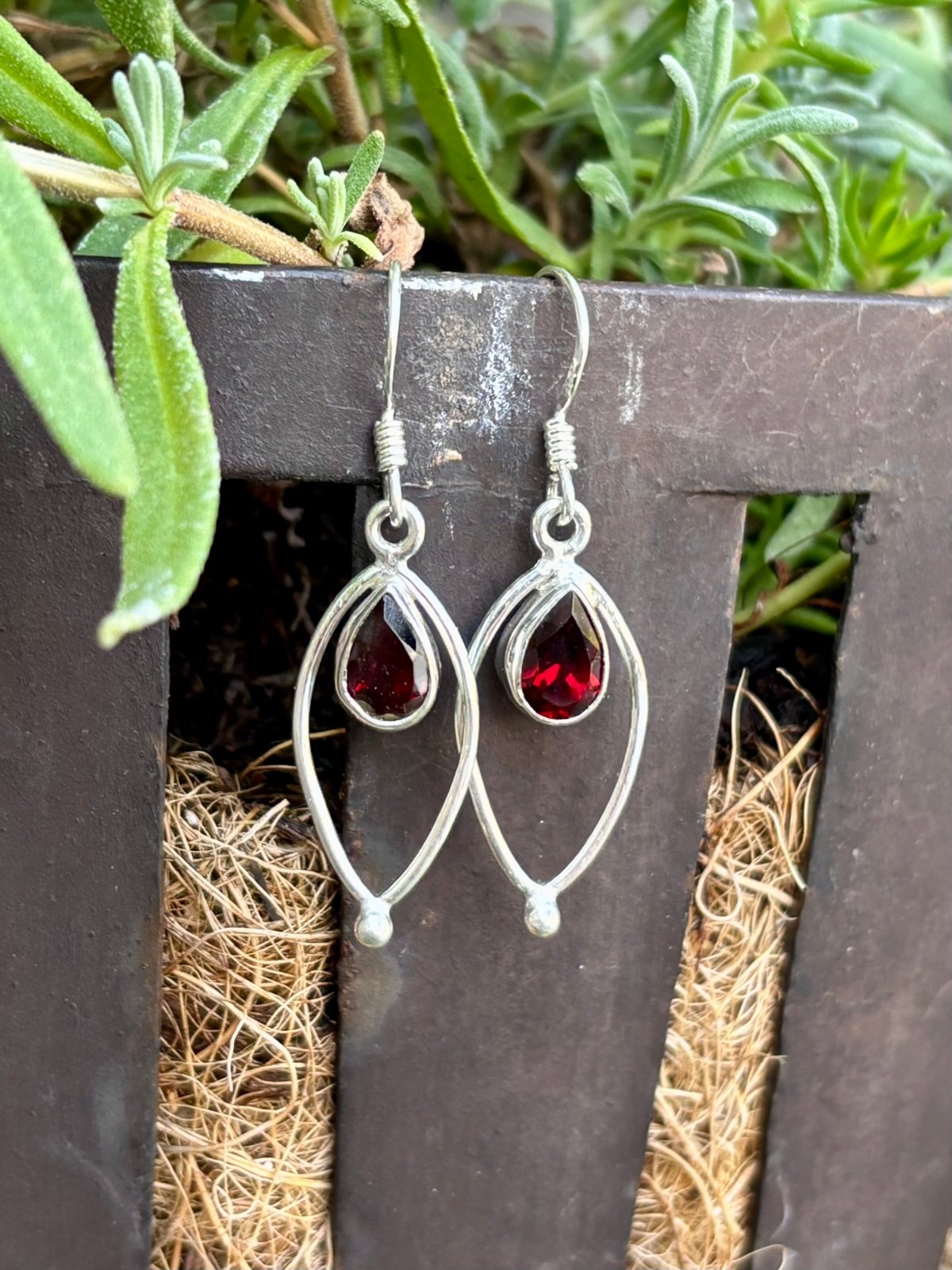 Garnet Earrings