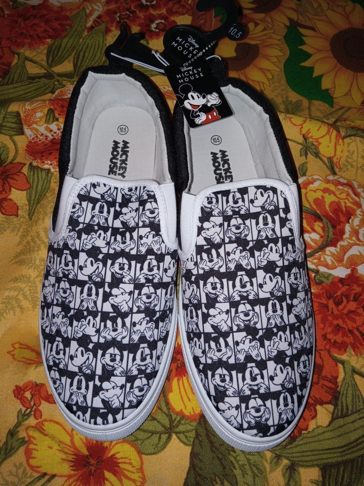 Mickey Mouse slip on shoes