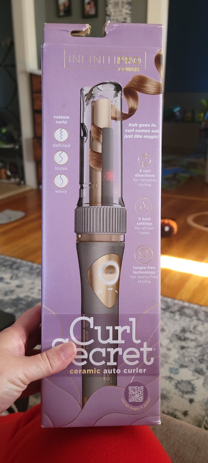 Curl secret ceramic auto curler Infiniti pro by conair