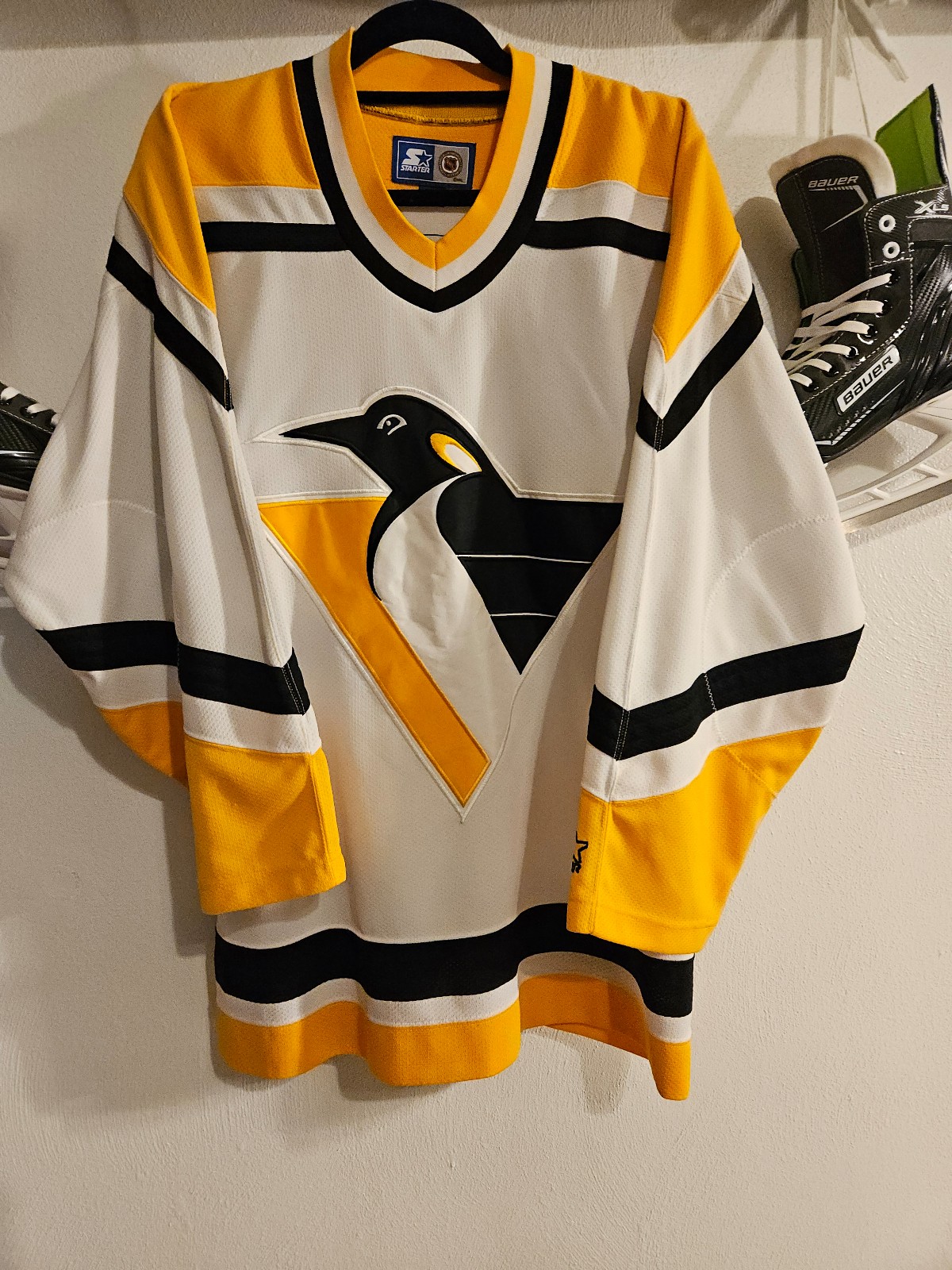 Vintage Starter Pittsburgh Penguins Robopen NHL Hockey Jersey