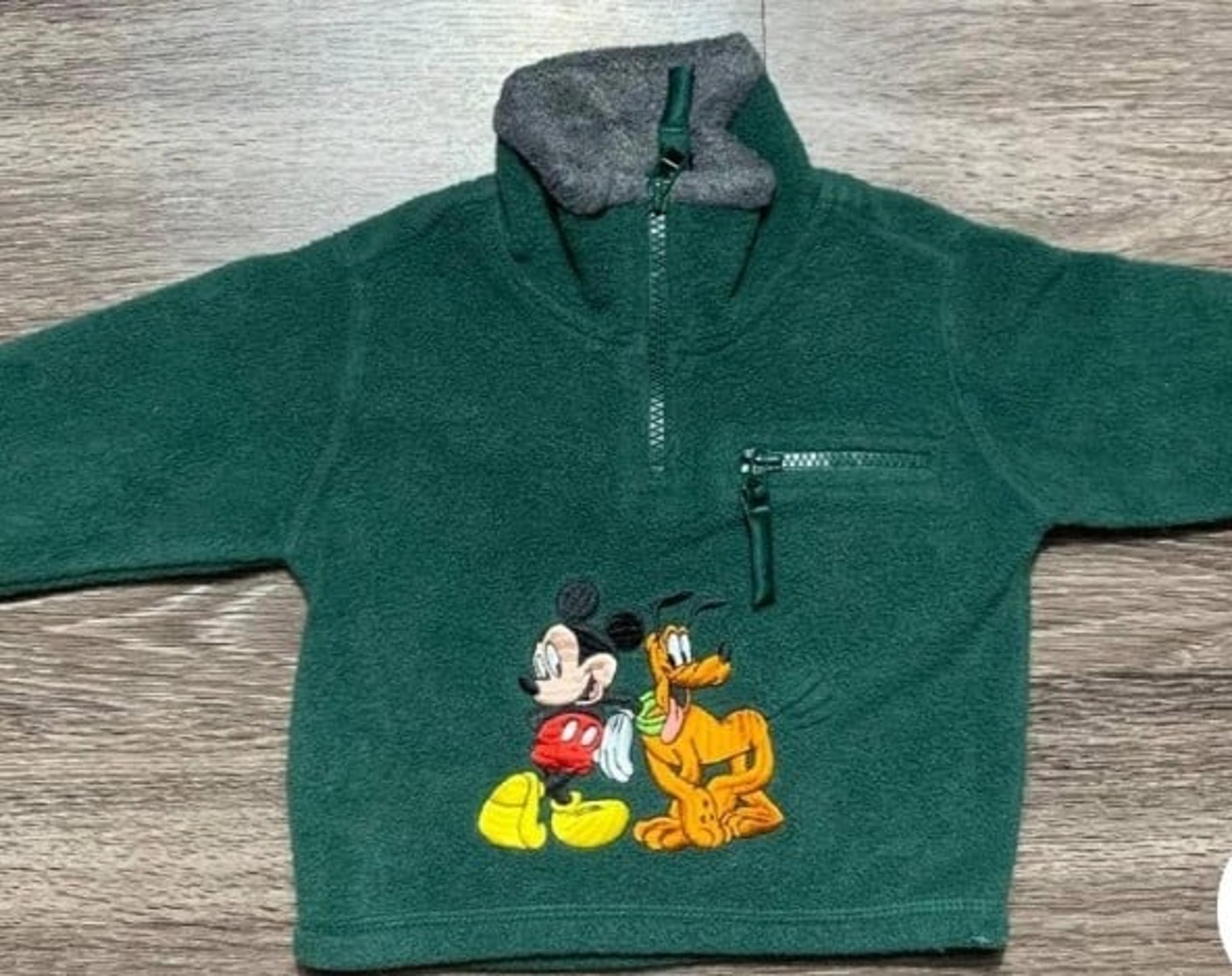 Vintage Mickey and Pluto Quarter zip pullover - Disney