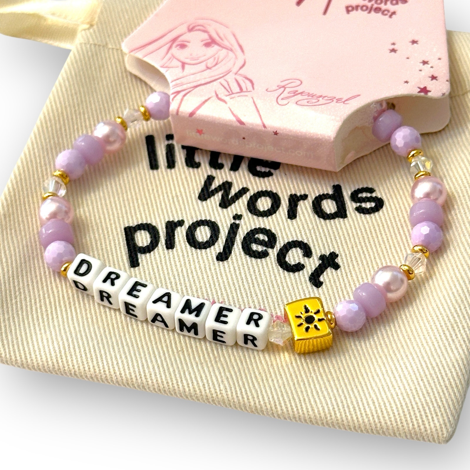 2025 Disney Parks Little Words Project Princess Rapunzel Friendship Bracelet