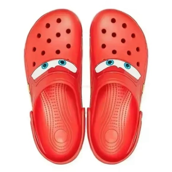 New Crocs Classic Clog Cars Lightning Mcqueen Disney Pixar Size NO LIGHT…