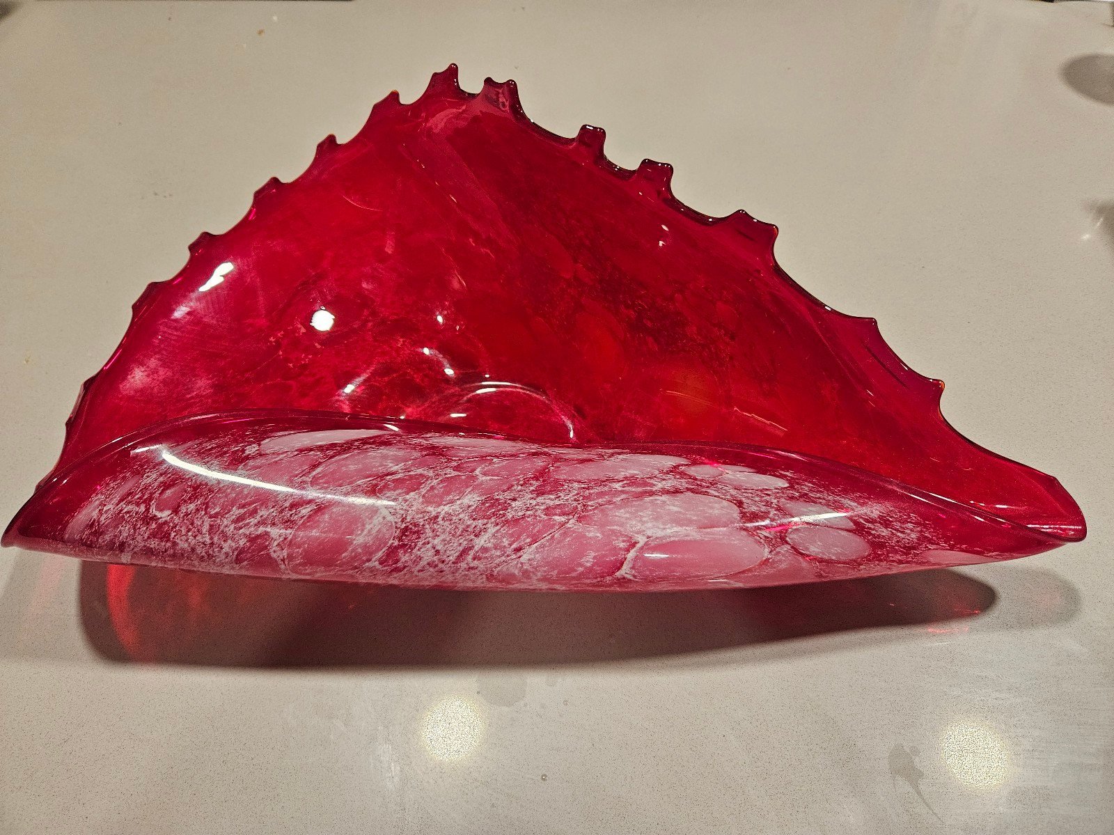 Hand Blown Glass Shell