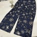 VINCE CAMUTO Womens Floral Wide-Leg Pants size 10 like new