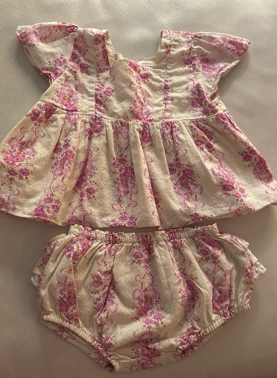 LoveShackFancy Baby Top and Bloomer size 18-24 months