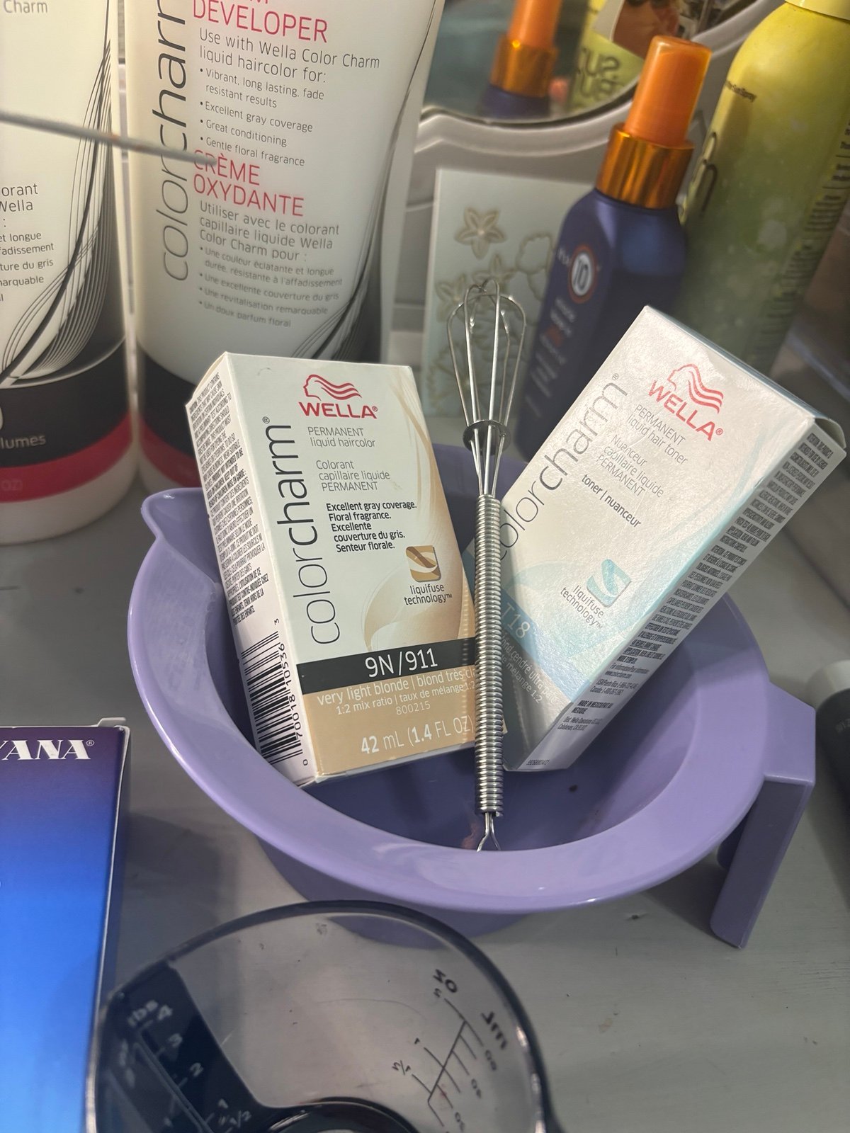Wella hair color
