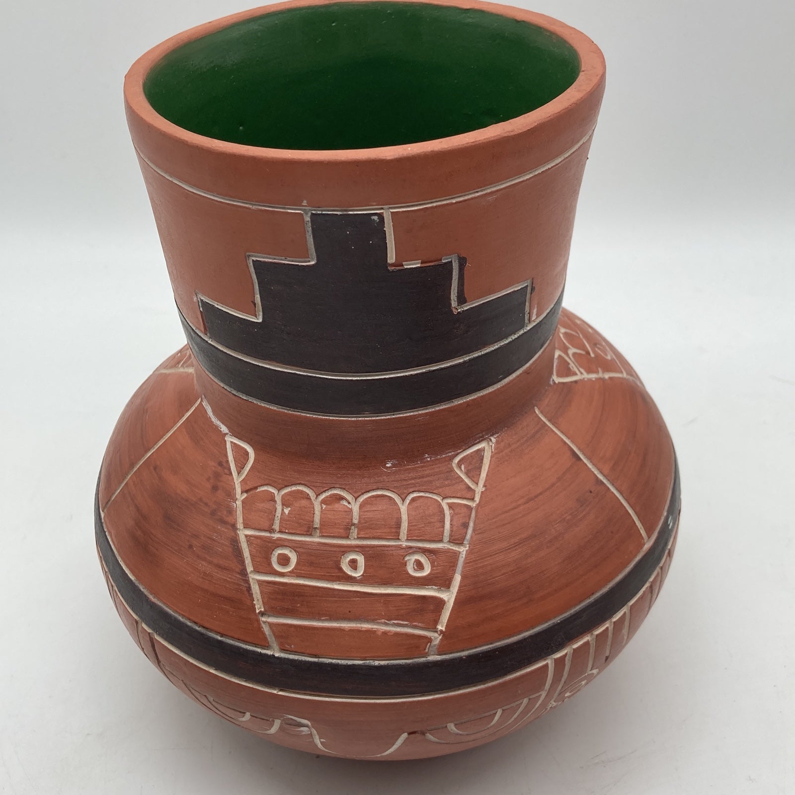 Handmade pottery vase