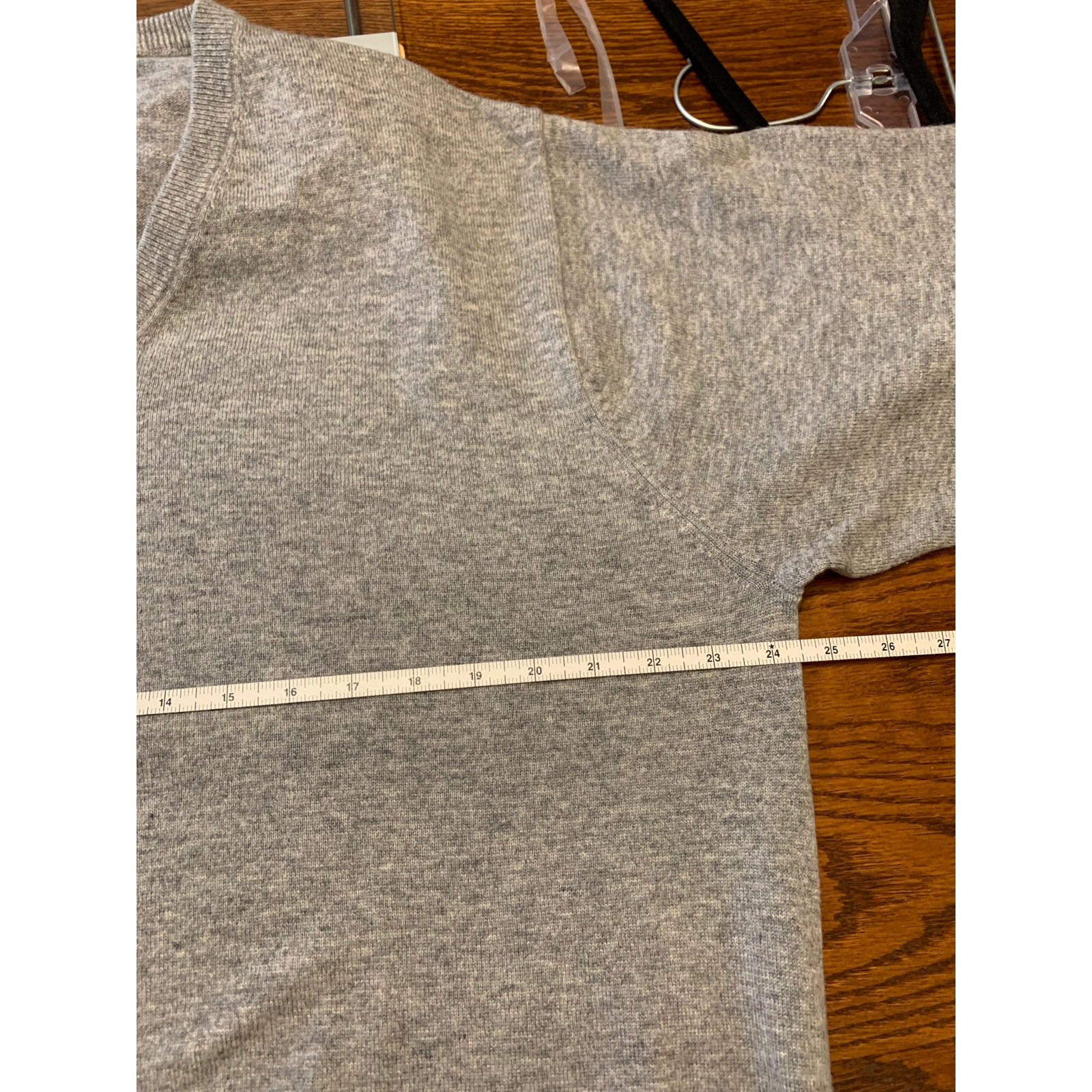 PETER MILLAR ウール カシミヤ混 セーター 長袖 グレー M