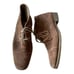 Men's Calvin Klein Shoes - size 10.5 Brown Suede Leather Chukka Boots