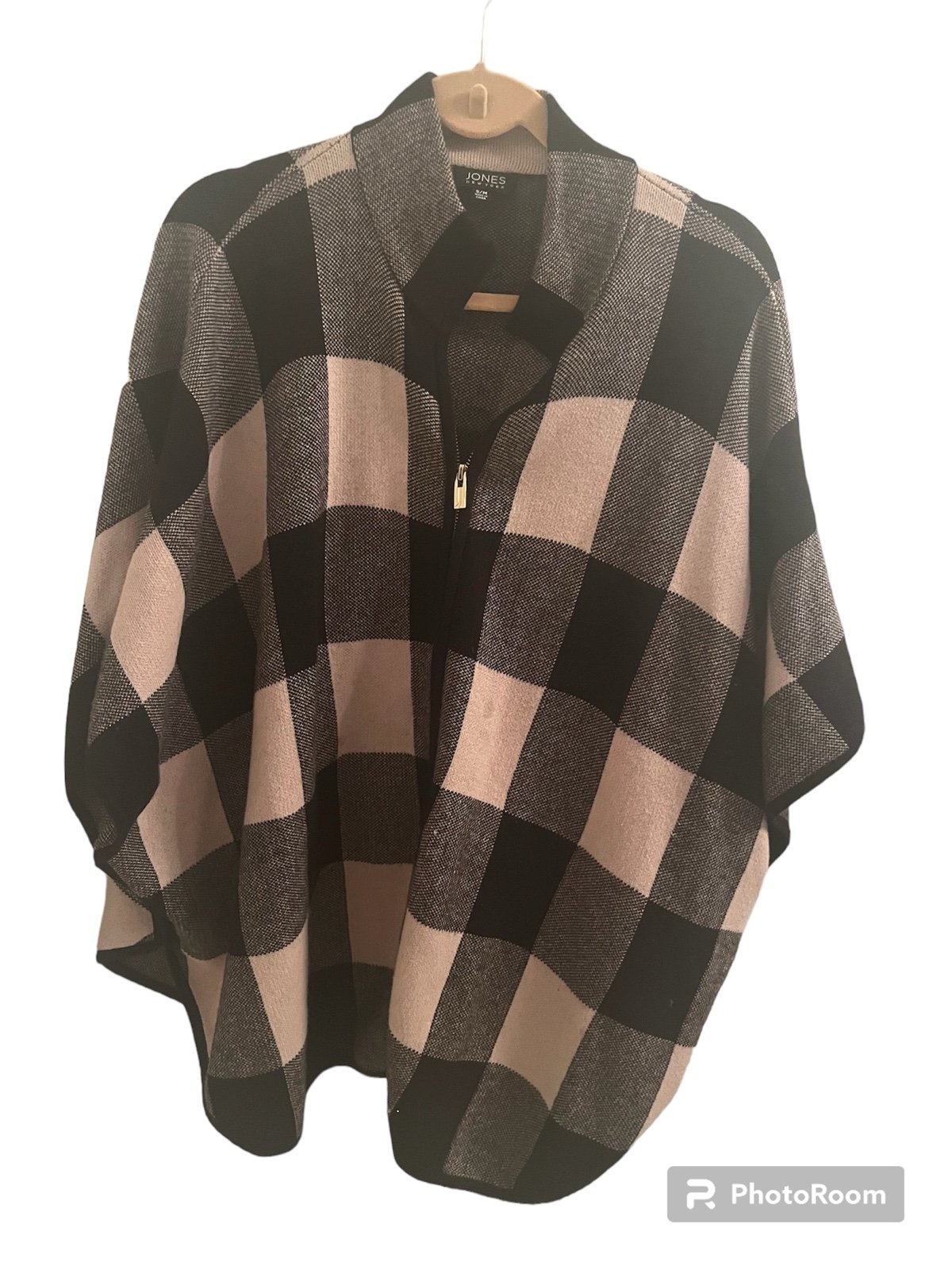 Jones New York full zip cape poncho