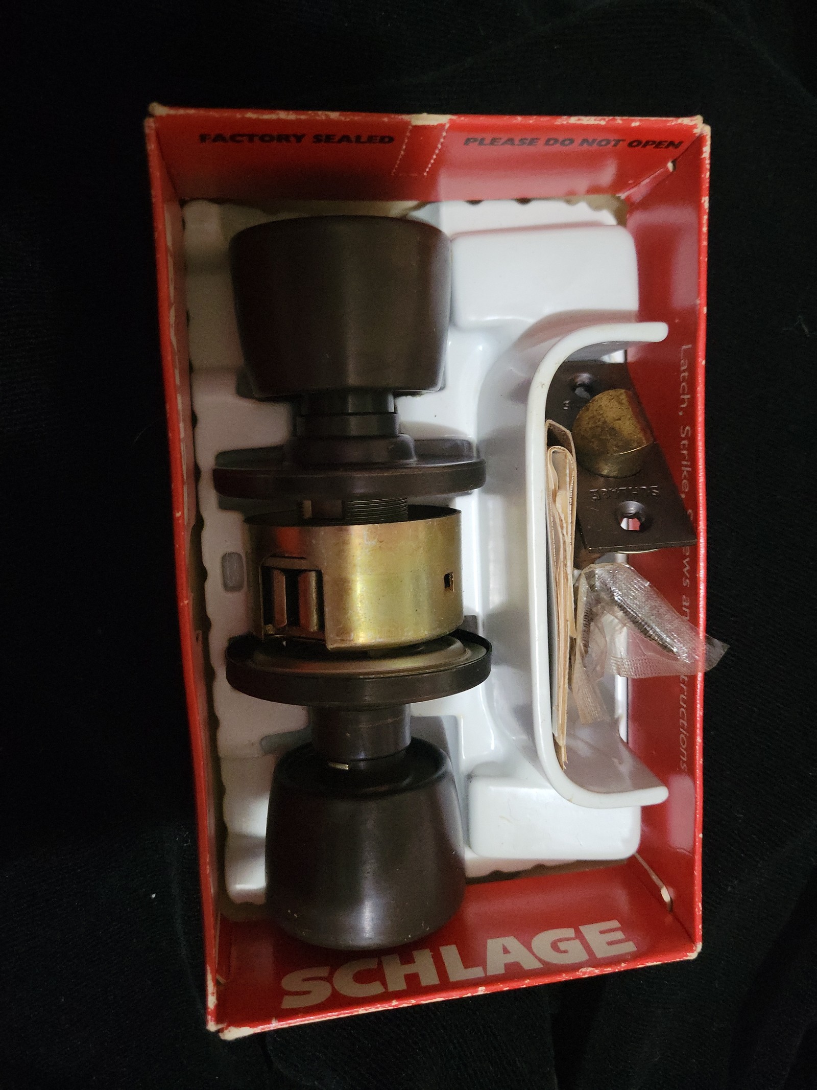 Vintage 1977 Schlage doorknob antique