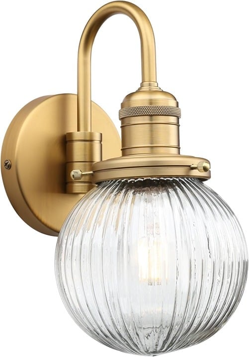 Vintage Industrial Single Hardwired Indoor Wall Lamp