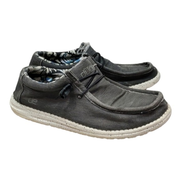 Hey Dude Mens Wally Stretch Loafer Slip On shoes sz 10