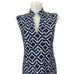 Jude Connally Women’s Kristen Dress in Garden Lattice Navy sz XS Stretchy Comfy