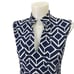 Jude Connally Women’s Kristen Dress in Garden Lattice Navy sz XS Stretchy Comfy