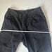 VTG Lee Men's Denim Black Jeans Leather Tab Made in US No Tag See Desc For Size