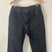 VTG Lee Men's Denim Black Jeans Leather Tab Made in US No Tag See Desc For Size
