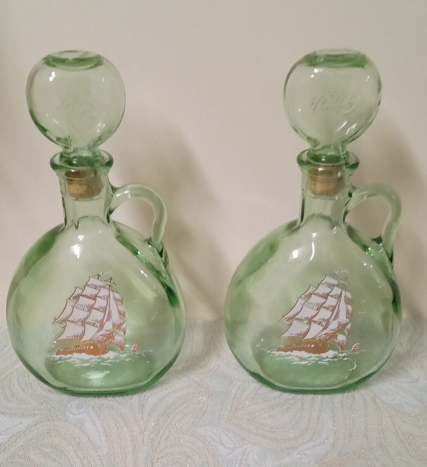 Vintage Fitzgerald Flagship Liquor Decanter Bottles