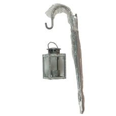 Set of 4 Tin Tealight 5 Garden Lanterns with Poles House of Lloyd No. 310610