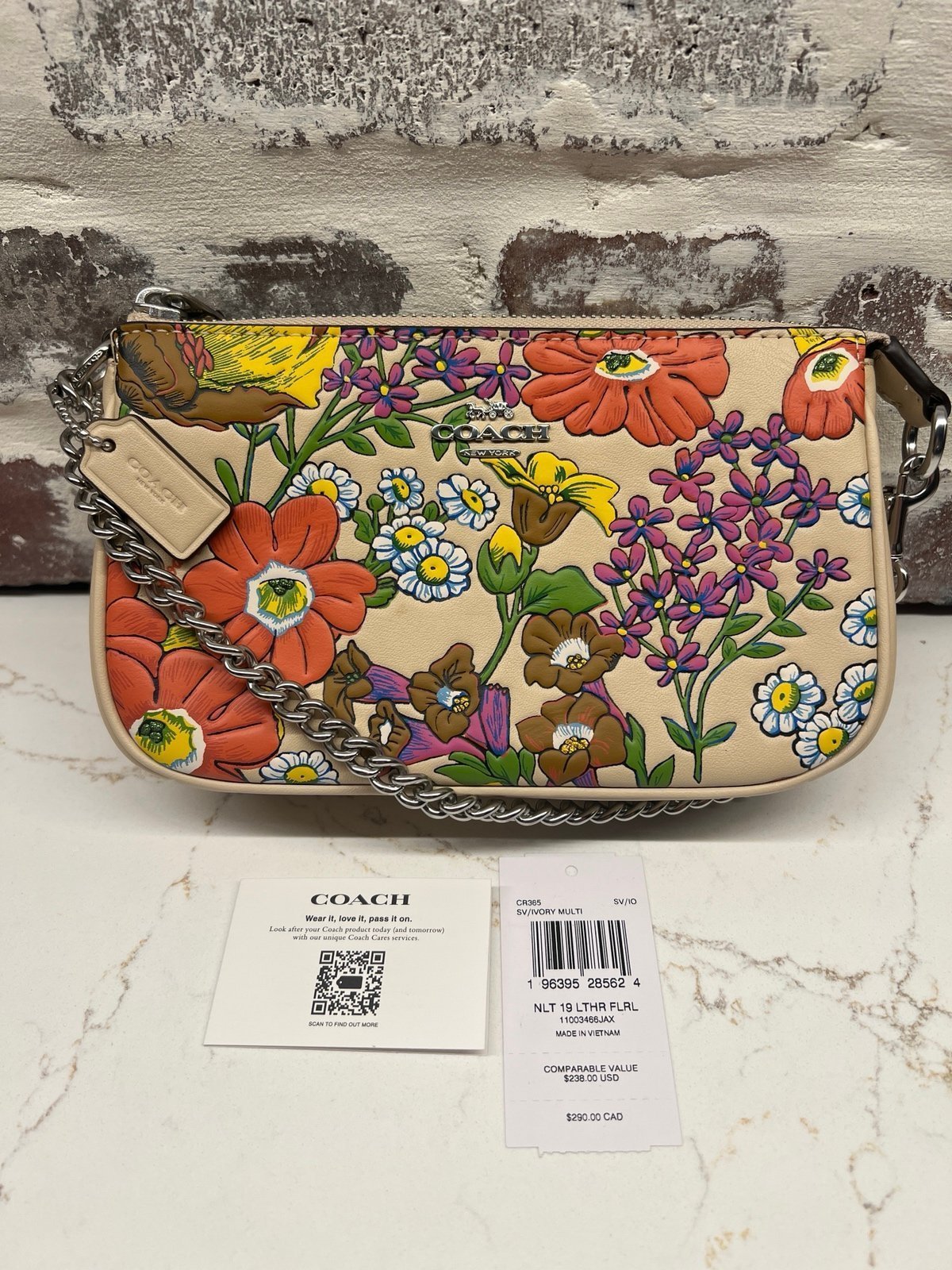 Coach Nolita 19 With Floral Print CR365