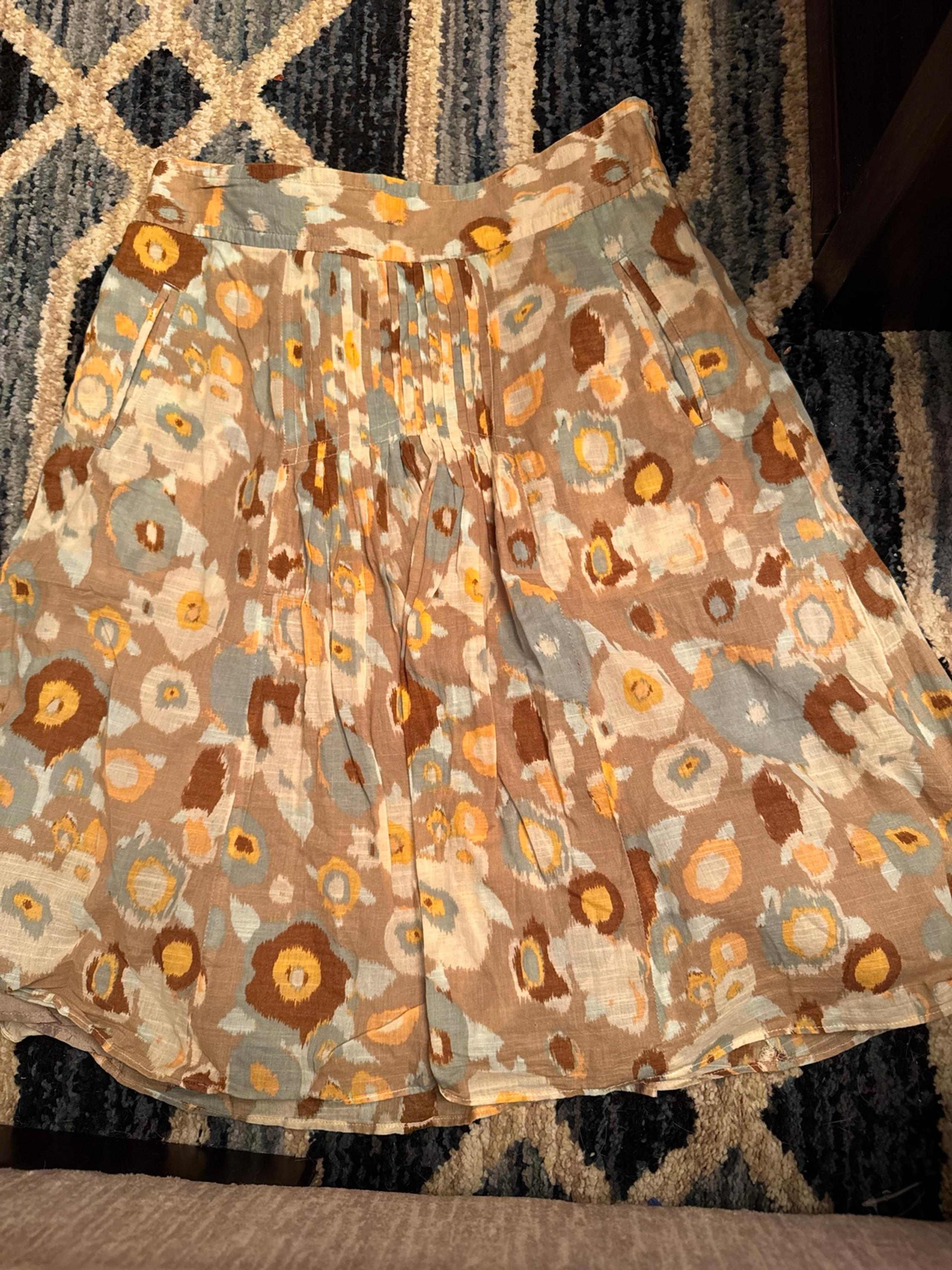 Banana Republic Linen Skirt Size 2