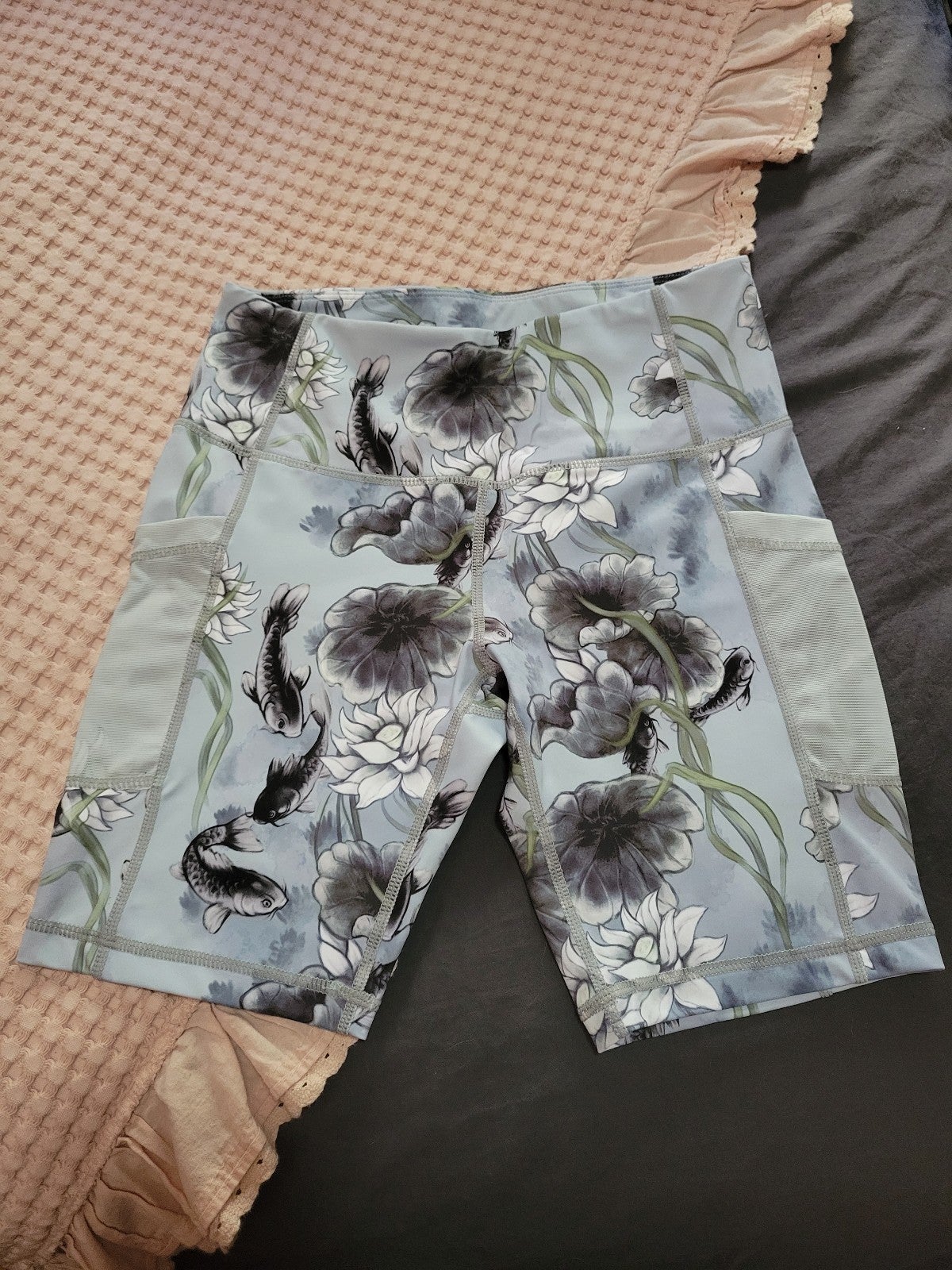 Iron Yokai Koi Biker Shorts