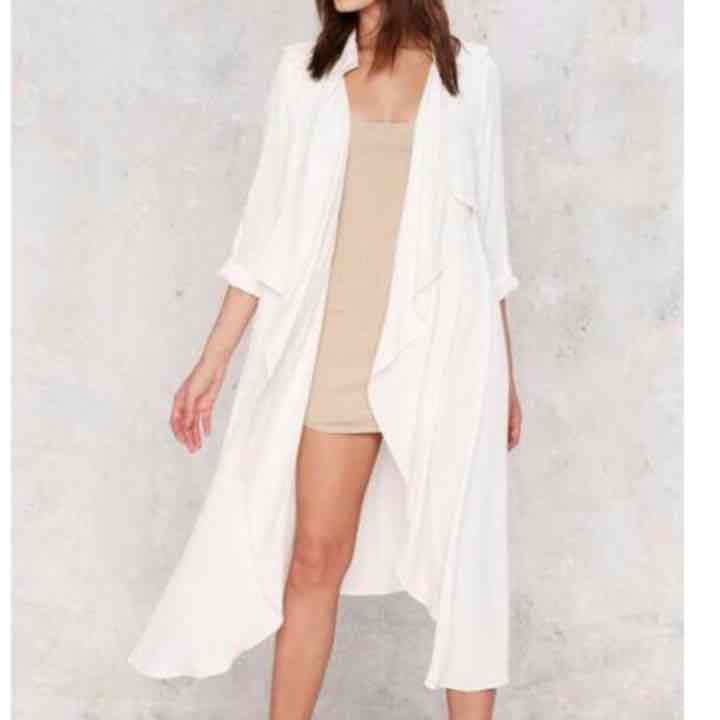 Line & dot coat