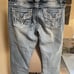 NEW Vigoss Jeans The Chelsea Capri Embellished Thick Stitch 5/6 Midrise NWT