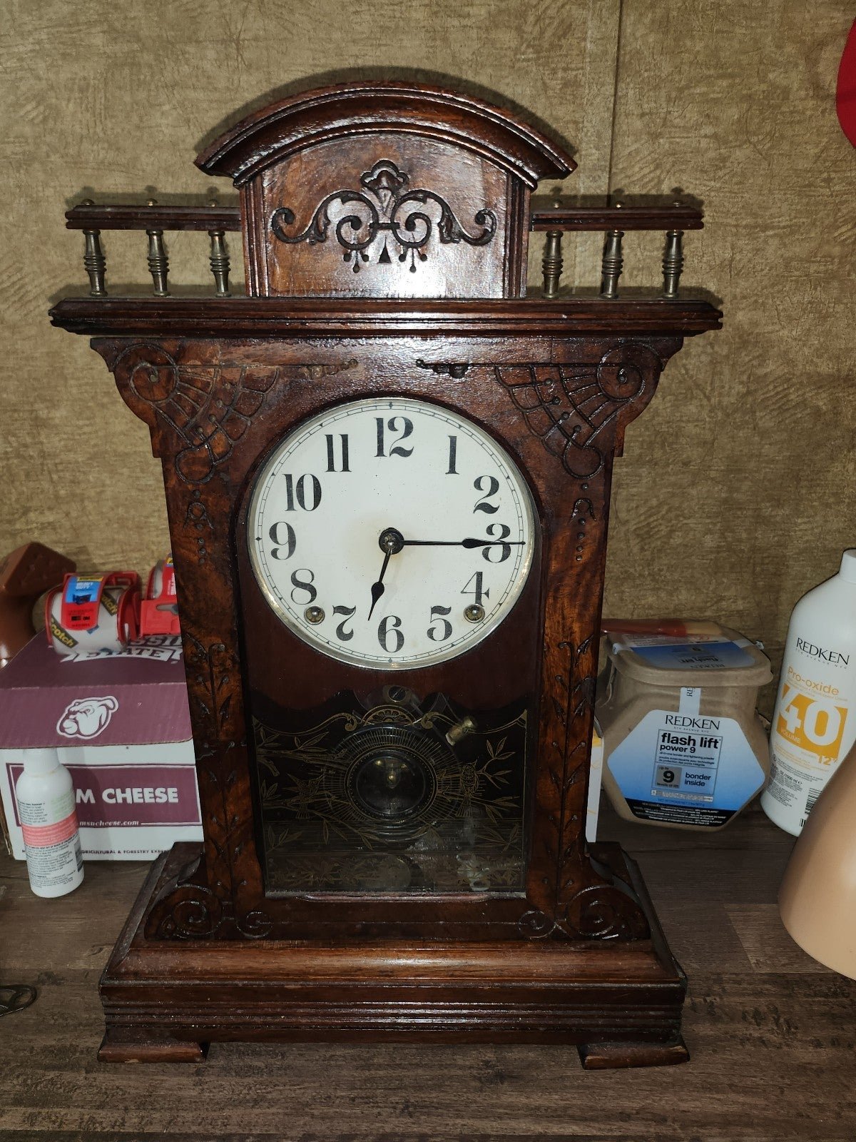 RARE Handmade Antique Clock