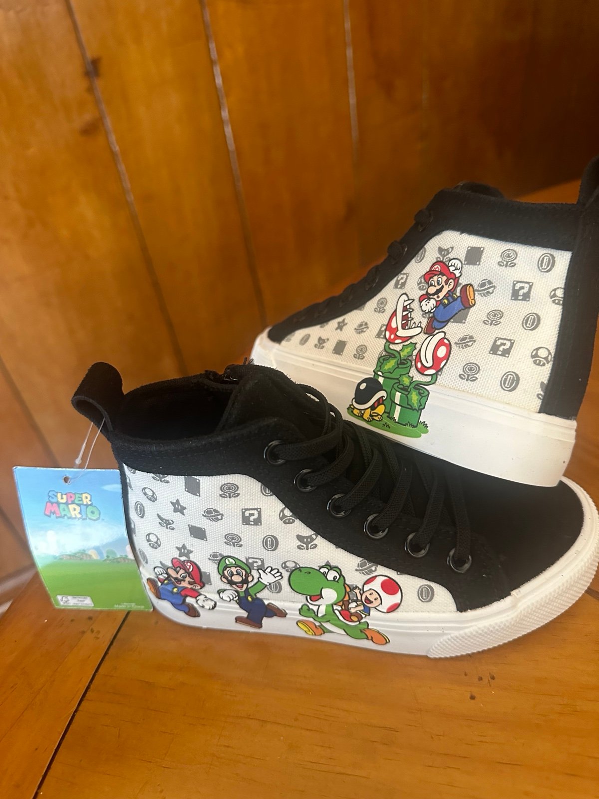 Nintendo Mario & luigi high top sneaker size 13