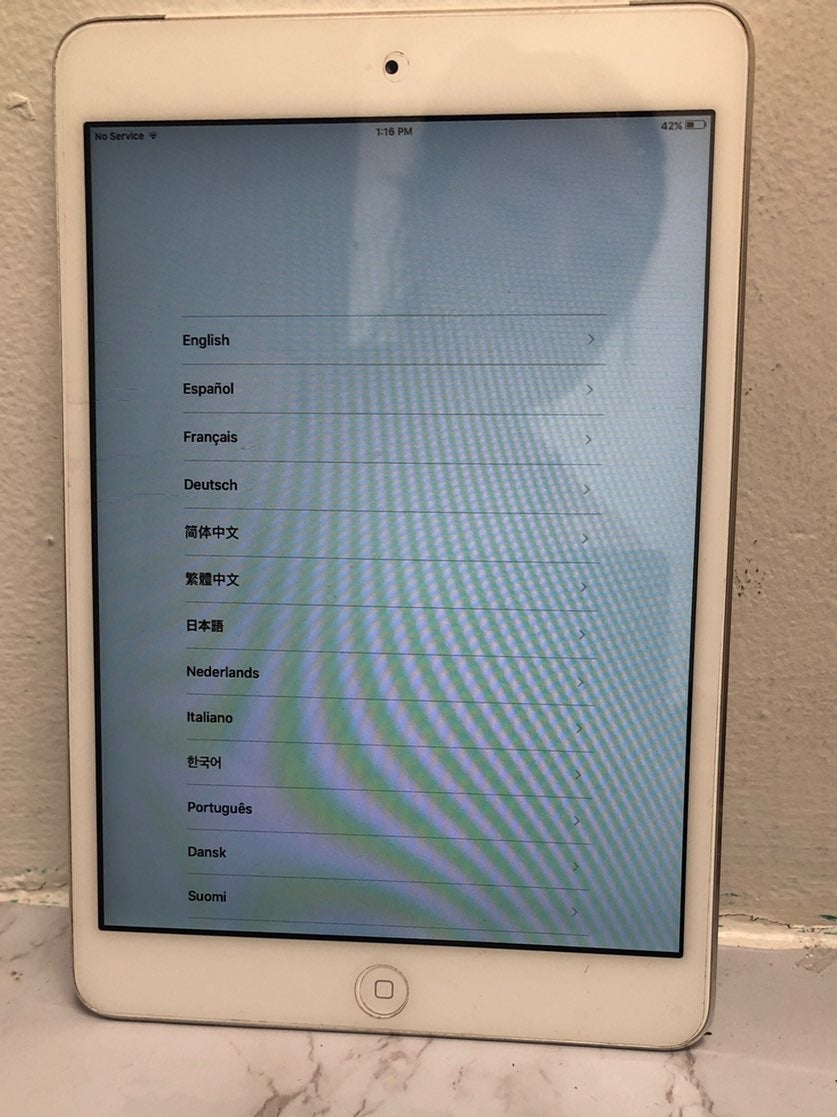 iPad mini 1st generation White & Silver