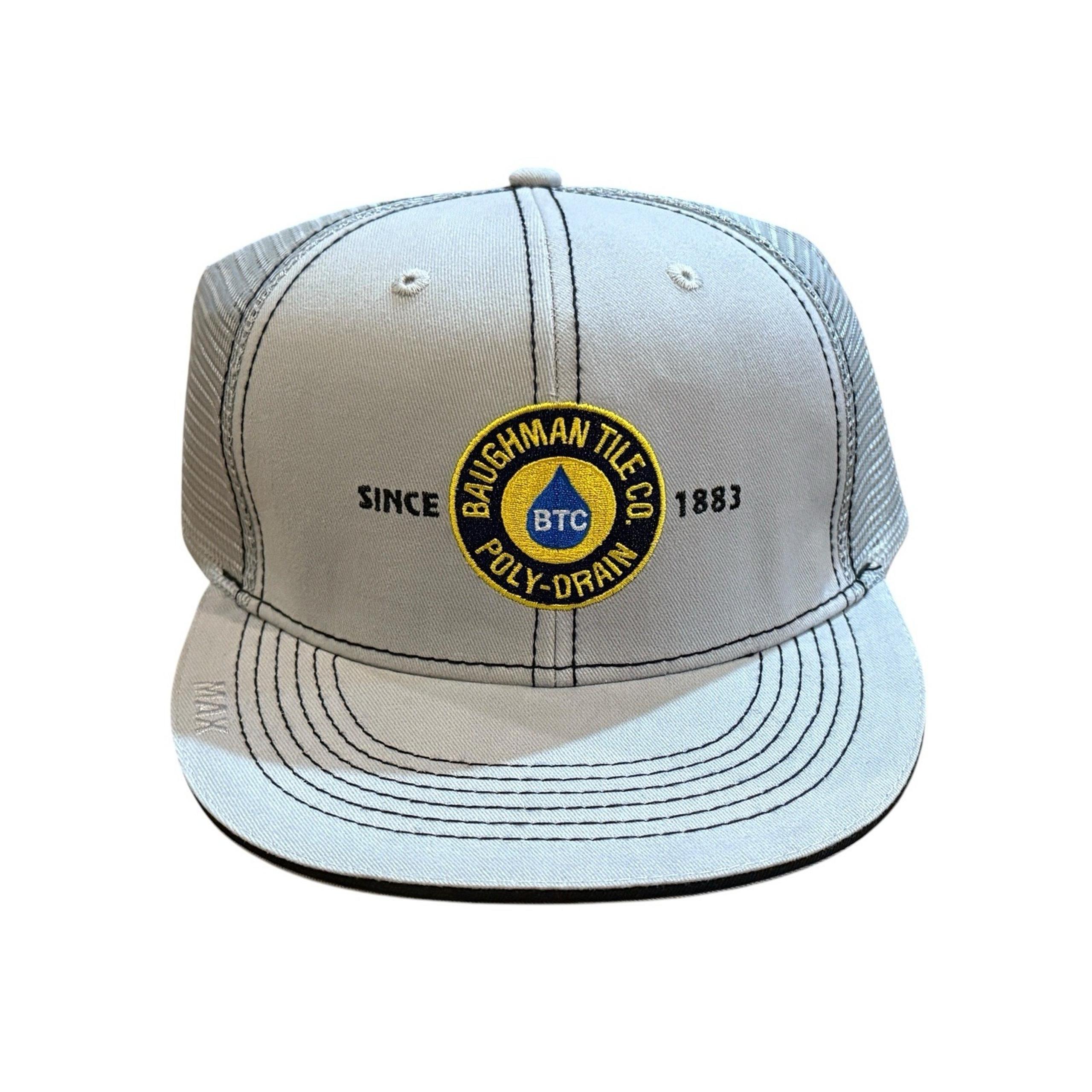 Baughman Tile Company Poly-Drain Trucker Hat Adjustable New Triple Crown
