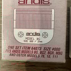 ONE SET ITEM 64073 SIZE 4000 FITS ANDIS MODELS BG, BG2, BGR, MBG AND OSTER MODEL
