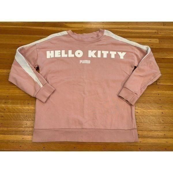 Hello Kitty Puma light pink/white crewneck sweatshirt