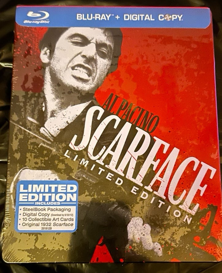 Scarface - Rare Limited Edition Steelbook Blu-ray New
