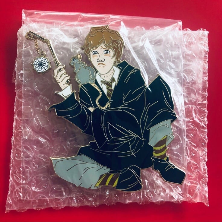 Harry Potter Ronald Weasley Magical Patronus Gryffindor LE Pin