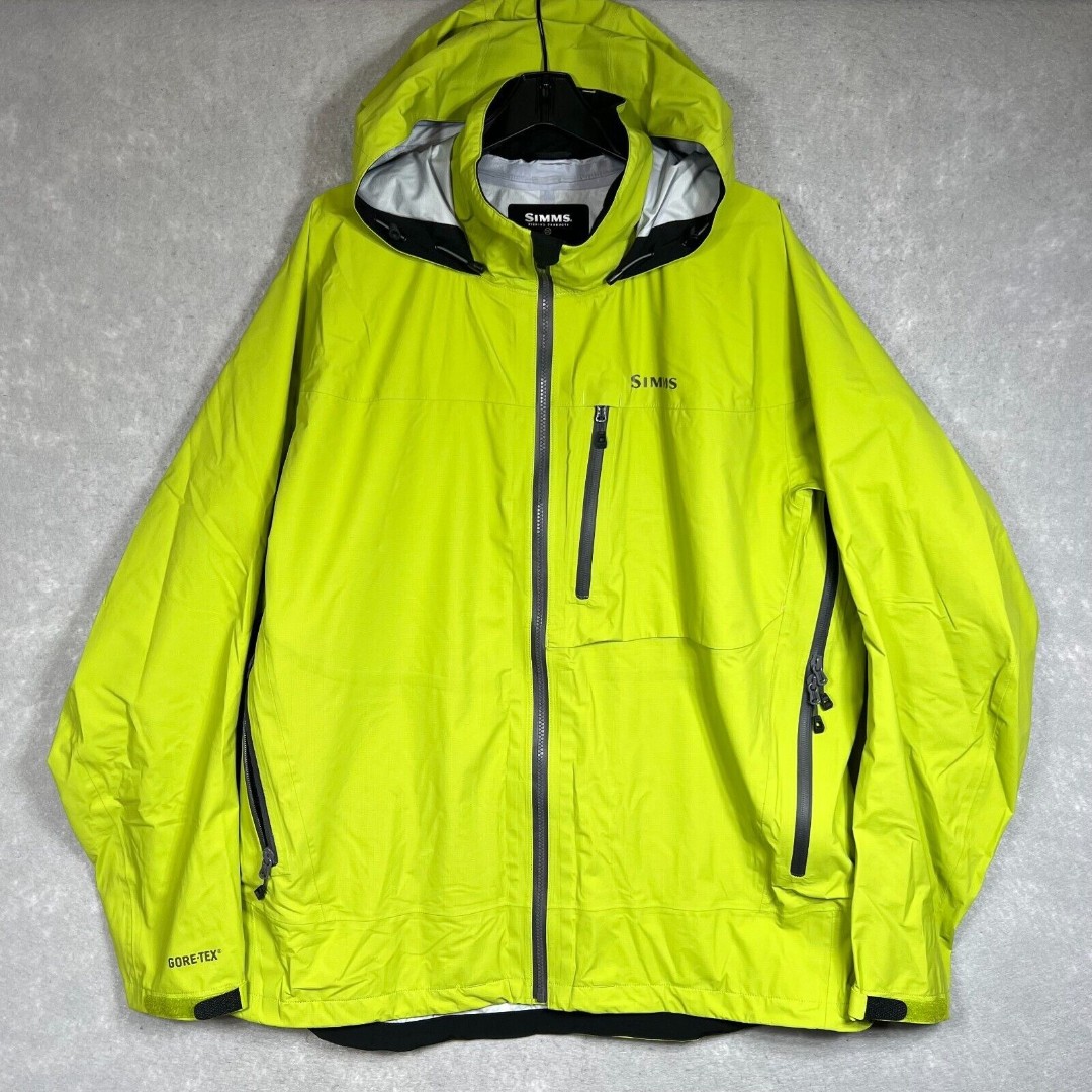 New! Simms Acklins Gore-Tex Technical Hooded Shell Fishing Jacket Waterproof XXL