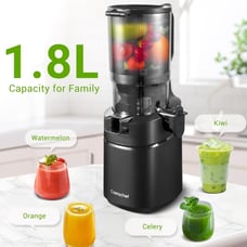 Amzchef slow juicer black