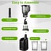 Amzchef slow juicer black