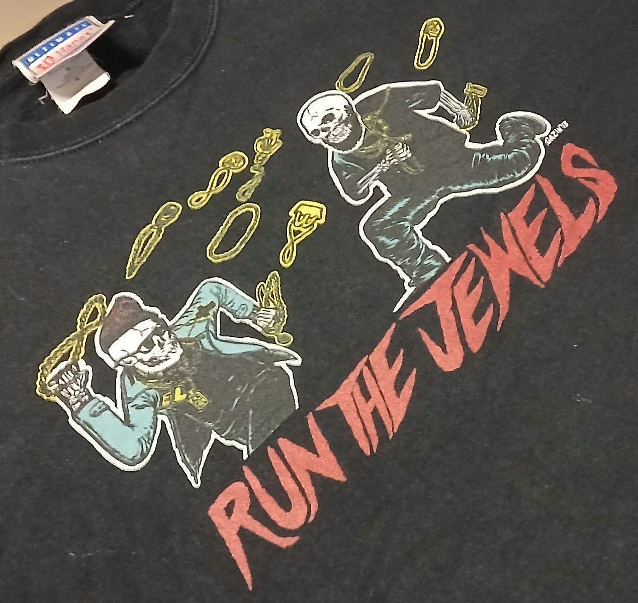 2013 Run The Jewels Hip Hop Rap Crewneck Sweater- Adult Men's Size Large